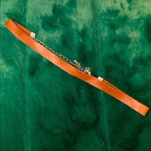 Leather choker